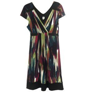 Sangria Watercolor multicolor rainbow dress